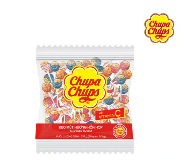 Chupa Chups Lollipops Mixed Flavors The Best Item 558g x 18 Bags